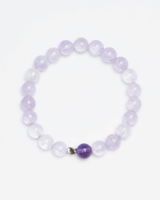 Twilight Serenity - Lavender Amethyst & Silver Harmony Bracelet Hover Image